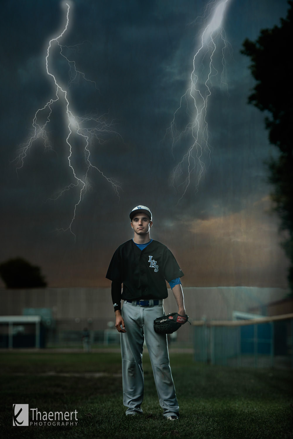 High School Senior Guy Baseball Composite